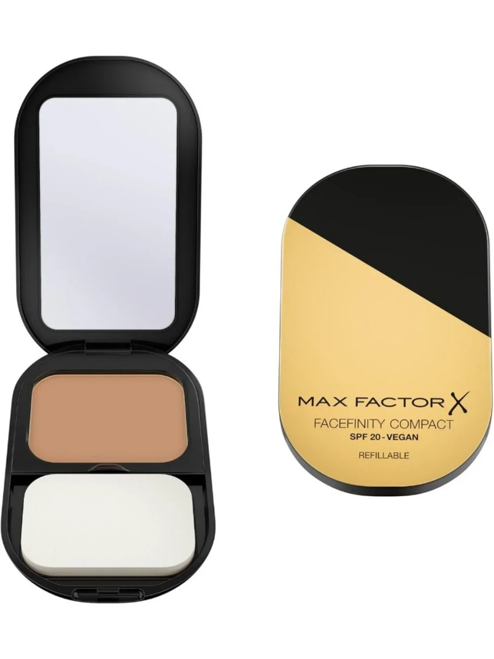 Flawless Compact Foundation with SPF 20 - Long-Lasting, Lightweight Ivory Shade
